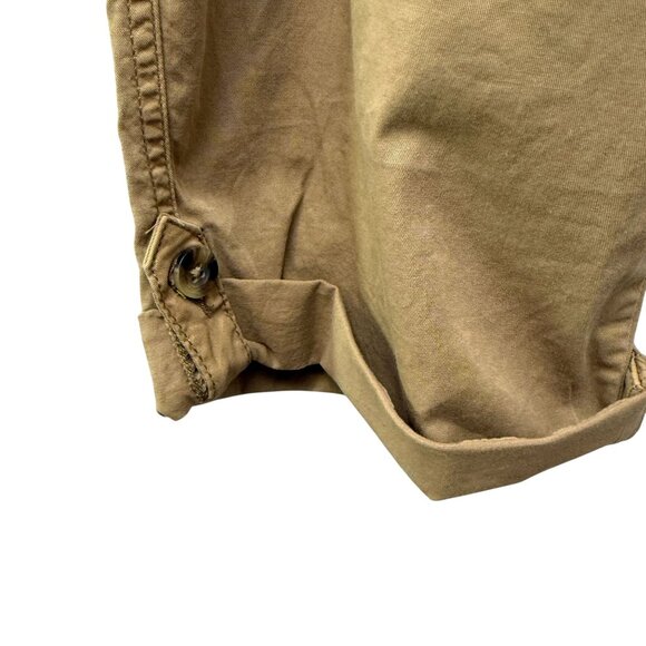 SONOMA Cargo Pants Plus Size 20W Khaki Tan Crop Capris Utility Pull on NWT - Picture 10 of 11